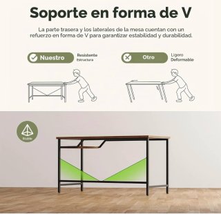 Escritorio MERICONIA para ordenador