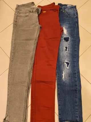 Set 3 pantaloni jeans donna