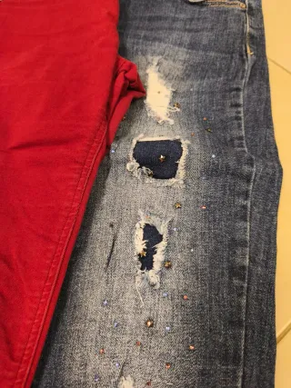 Set 3 pantaloni jeans donna