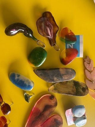 Lote piezas artesanales para bisutería