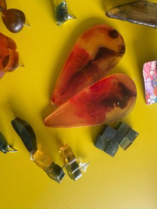 Lote piezas artesanales para bisutería