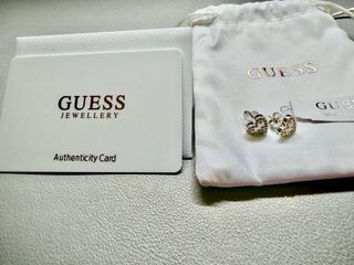 Pendientes Guess Corazón Cristales Nuevos