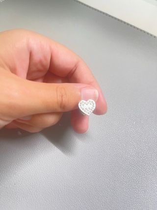 Pendientes Guess Corazón Cristales Nuevos