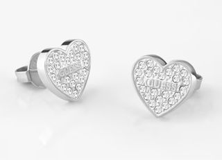 Pendientes Guess Corazón Cristales Nuevos