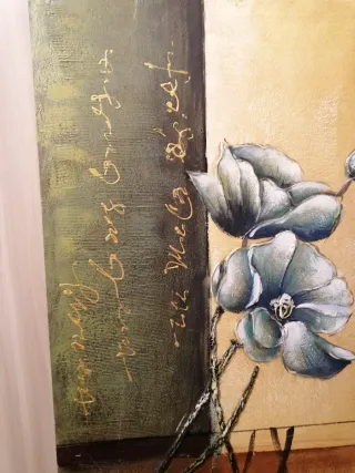 Quadro Decorativo Fiori su Tela