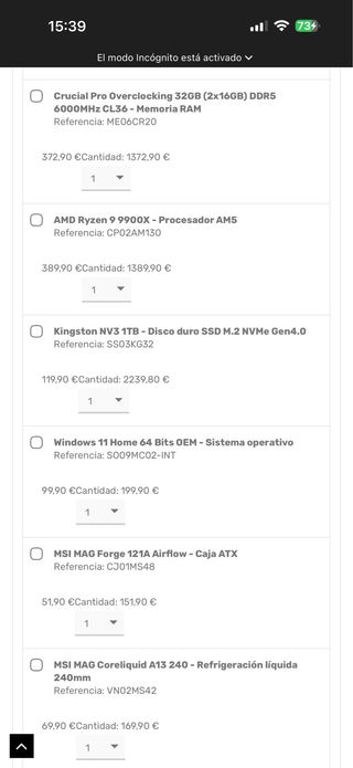 Torre PC Gamer MSI RGB