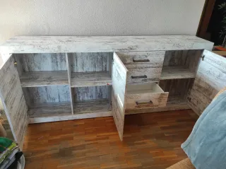 Aparador estilo industrial, como nuevo