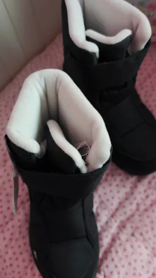 Botas nieve niño/a negras