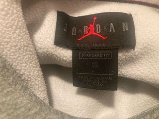 Sudadera Jordan Gris con Logo