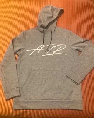 Sudadera Jordan Gris con Logo