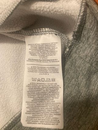 Sudadera Jordan Gris con Logo