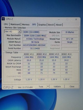 ADATA 16GB DDR4 3200MHz SODIMM