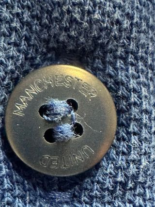 Polo Adidas Manchester United Blu/Rosso Uomo