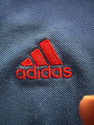Polo Adidas Manchester United Blu/Rosso Uomo