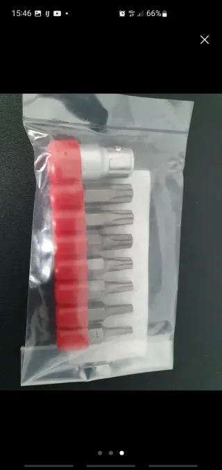 Juego puntas pentalobulares