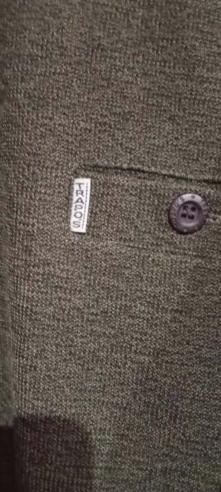 Jersey hombre manga larga verde