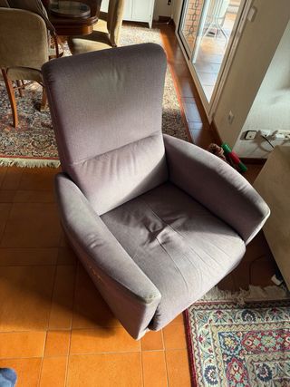 Butaca reclinable eléctrica gris SÚPER REBAJADA!!!