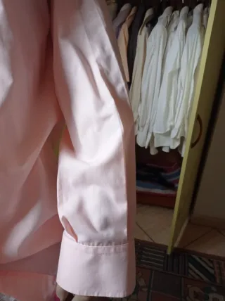 Camicia uomo albicocca