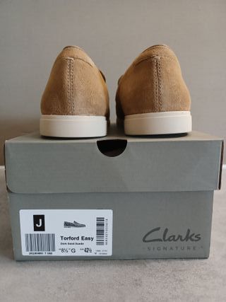 CLARKS - Mocasines - Torford Easy, talla 42.5(43EU