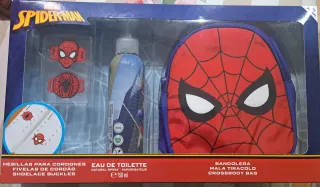 Set Colonia Spiderman con Bolso y Accesorios