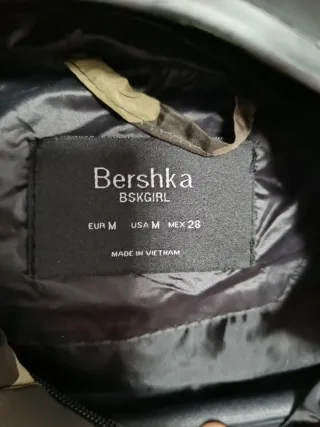 Chaqueta acolchada camuflaje mujer