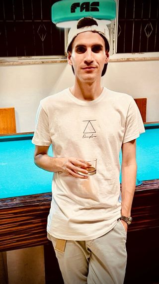 White T-shirt DISCIPLINA