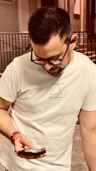 White T-shirt DISCIPLINA