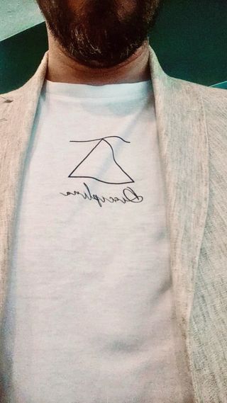 White T-shirt DISCIPLINA