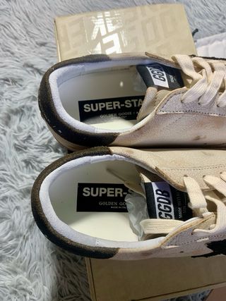 Golden Goose Superstar Beige/Nero Tg. 38