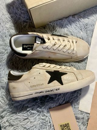 Golden Goose Superstar Beige/Nero Tg. 38