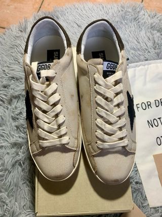 Golden Goose Superstar Beige/Nero Tg. 38
