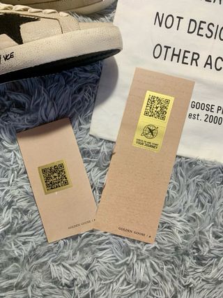 Golden Goose Superstar Beige/Nero Tg. 38