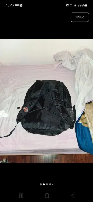 Zaino Harley-Davidson nero e arancione