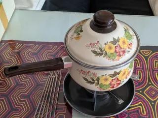 Set Fondue Magafesa Floral