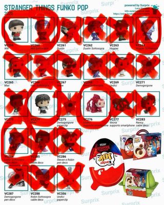 Figuras Stranger Things Kinder