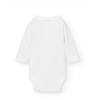 Body Cruzado Unisex Afelpado de Manga Larga.