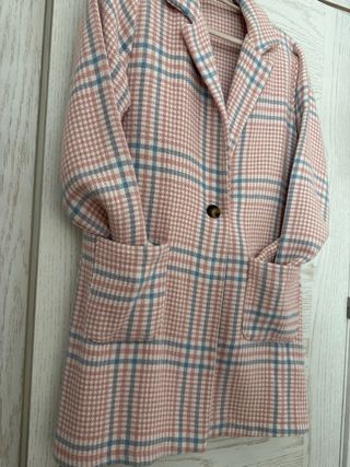 Chaqueta cuadros mujer Talla Única