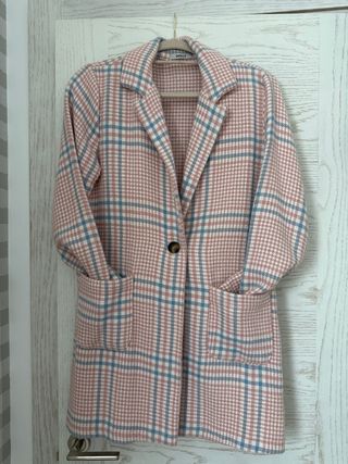 Chaqueta cuadros mujer Talla Única