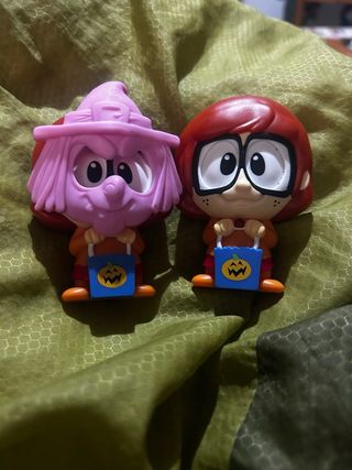 Figuras Velma y Bruja Halloween Burger King