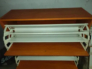 Armario zapatero 3 alturas madera