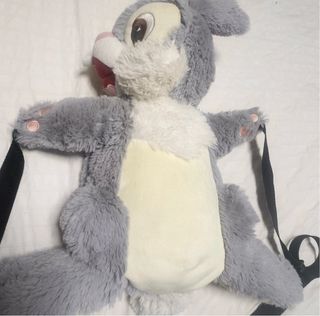 Peluche de Conejo Gris y Blanco
