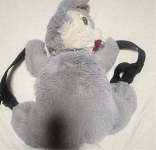 Peluche de Conejo Gris y Blanco