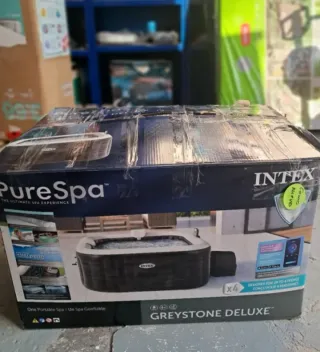 Spa Hinchable Intex Greystone Deluxe 4 Plazas