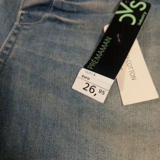 Pantaloni jeans Premaman al ginocchio taglia L