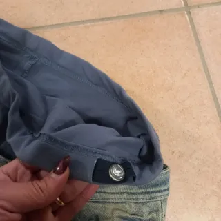 Pantaloni jeans Premaman al ginocchio taglia L
