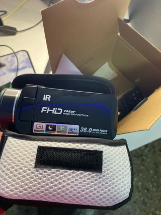 Cámara de Video Full HD Negra