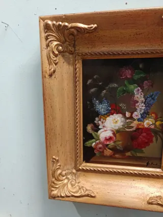 Dipinto olio su tavola  37x31