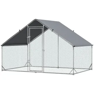 Gallinero Exterior 3x2x2m Jaula Metal