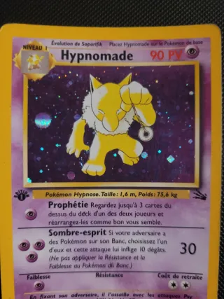 Carta Pokémon Hypnomade 8/62 Holo Fossil