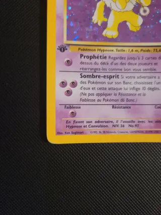 Carta Pokémon Hypnomade 8/62 Holo Fossil
